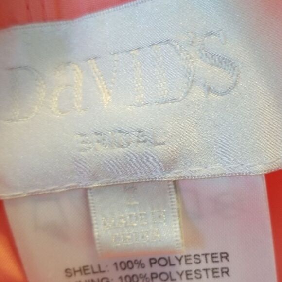 David's Bridal Coral Dress💥Final Price 💥 - Picture 7 of 8